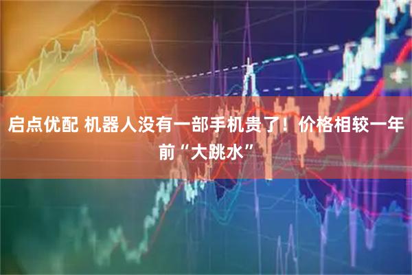 启点优配 机器人没有一部手机贵了！价格相较一年前“大跳水”